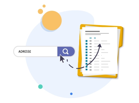 Immobilienliste aus Adresse