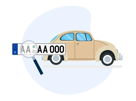 Kfz-Kennzeichenprüfung DE